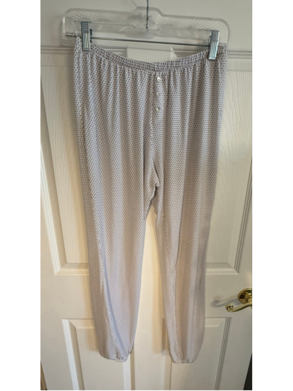 Eberjey Lounge Jogger pants Cream/Blue/Rust size S